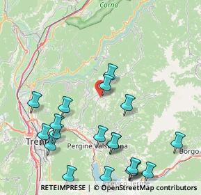 Mappa 38042 Baselga di Piné TN, Italia (10.07211)