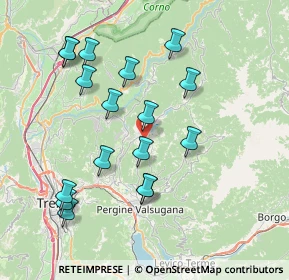 Mappa 38042 Baselga di Piné TN, Italia (7.74706)