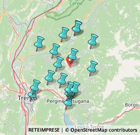 Mappa 38042 Baselga di Piné TN, Italia (6.49778)