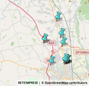 Mappa Via Garibaldi, 33010 Pagnacco UD, Italia (4.08545)