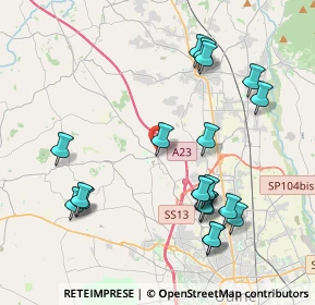 Mappa Via Garibaldi, 33010 Pagnacco UD, Italia (4.3005)