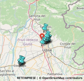 Mappa Via Garibaldi, 33010 Pagnacco UD, Italia (11.64688)