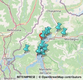 Mappa Largo Irene Rubini Falk, 22014 Dongo CO, Italia (9.66182)