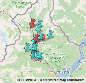 Mappa Via Paiesco, 28859 Trontano VB, Italia (10.016)