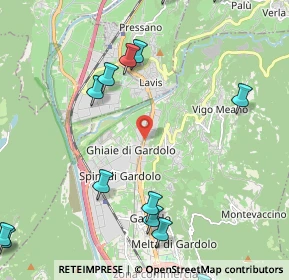 Mappa Strada del Dos di Lamar, 38121 Trento TN, Italia (3.438)