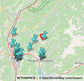 Mappa Via di Bugno, 38042 Baselga di Piné TN, Italia (9.2375)