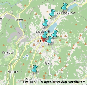 Mappa Via di Bugno, 38042 Baselga di Piné TN, Italia (2.8575)