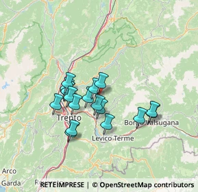 Mappa Via di Bugno, 38042 Baselga di Piné TN, Italia (11.11833)