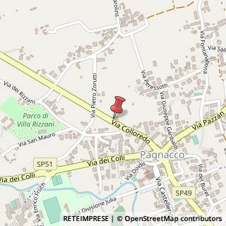 Mappa Via Colloredo, 30, 33010 Osoppo, Udine (Friuli-Venezia Giulia)