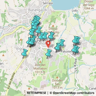 Mappa Via dello Stadio, 38042 Baselga di Piné TN, Italia (0.42414)