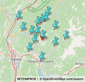 Mappa Via dello Stadio, 38042 Baselga di Piné TN, Italia (6.158)