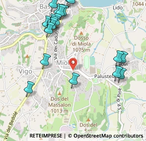 Mappa Via dello Stadio, 38042 Baselga di Piné TN, Italia (0.6195)