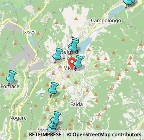 Mappa Via dello Stadio, 38042 Baselga di Piné TN, Italia (2.48727)