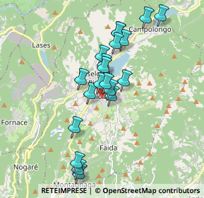 Mappa Via dello Stadio, 38042 Baselga di Piné TN, Italia (1.586)