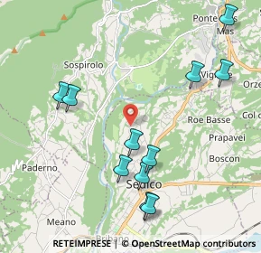Mappa Via Seghe di Villa, 32036 Sedico BL, Italia (2.22455)