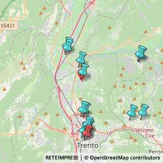 Mappa 38121 Meano TN, Italia (4.85765)