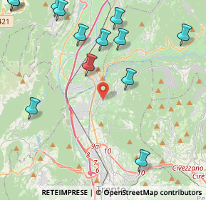 Mappa 38121 Meano TN, Italia (6.22)