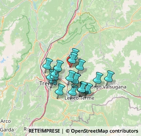 Mappa Via dello Stadio Fraz Miola, 38042 Baselga di Piné TN, Italia (10.4865)