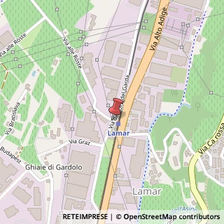 Mappa Via dell'Ora del Garda, 49, 38121 Trento, Trento (Trentino-Alto Adige)
