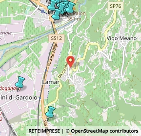 Mappa Via delle Sugarine, 38121 Meano TN, Italia (1.549)