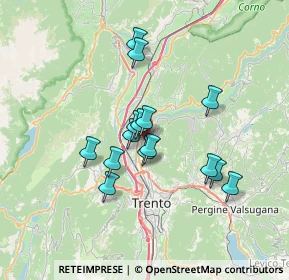 Mappa Via delle Sugarine, 38121 Meano TN, Italia (5.46)