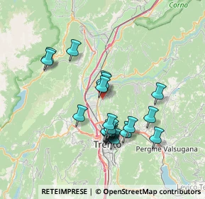 Mappa Via delle Sugarine, 38121 Meano TN, Italia (6.384)