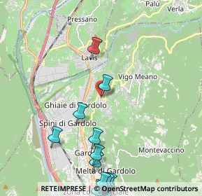 Mappa Via delle Sugarine, 38121 Meano TN, Italia (2.65833)