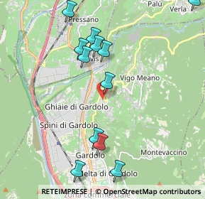 Mappa Via delle Sugarine, 38121 Meano TN, Italia (2.20167)