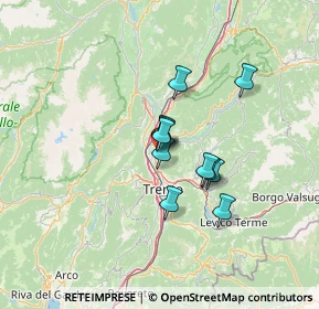 Mappa Via delle Sugarine, 38121 Meano TN, Italia (8.89909)
