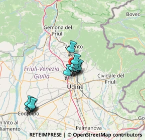 Mappa Via Madonnina, 33010 Tavagnacco UD, Italia (11.70313)
