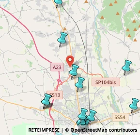 Mappa Via Madonnina, 33010 Tavagnacco UD, Italia (6.22)