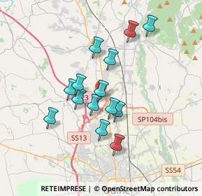 Mappa Via Madonnina, 33010 Tavagnacco UD, Italia (2.89929)