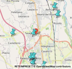 Mappa Via Madonnina, 33010 Tavagnacco UD, Italia (2.91818)