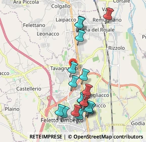 Mappa Via Madonnina, 33010 Tavagnacco UD, Italia (2.04368)