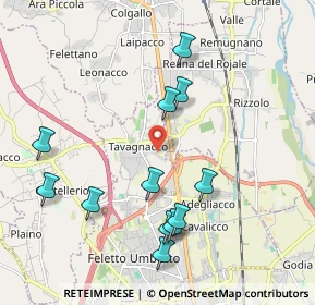 Mappa Via Madonnina, 33010 Tavagnacco UD, Italia (2.06)