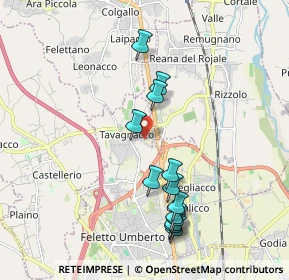 Mappa Via Madonnina, 33010 Tavagnacco UD, Italia (1.90462)