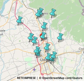 Mappa Via Madonnina, 33010 Tavagnacco UD, Italia (6.47933)