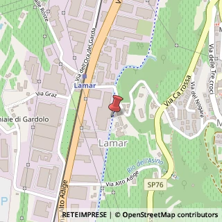 Mappa Via Giovanni Porzio, 37, 38121 Trento, Trento (Trentino-Alto Adige)