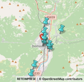 Mappa Via Umberto Terracini, 28845 Domodossola VB, Italia (3.21727)