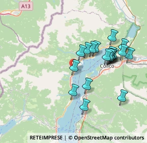 Mappa Via Manzi Don Giovanni, 22014 Dongo CO, Italia (7.049)