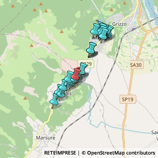 Mappa Via Giais, 33086 Montereale Valcellina PN, Italia (1.5)