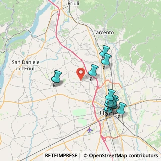Mappa Via Colmalisio, 33030 Moruzzo UD, Italia (7.53692)