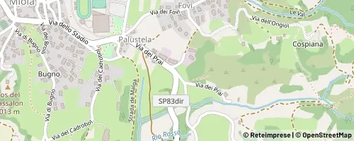 Mappa Baselga di Pinè