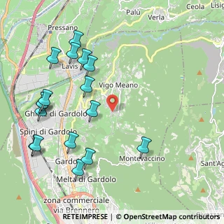 Mappa Via del Castèl di Cortesano, 38121 Cortesano TN, Italia (2.43235)
