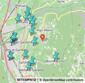 Mappa 38121 Cortesano TN, Italia (2.43235)