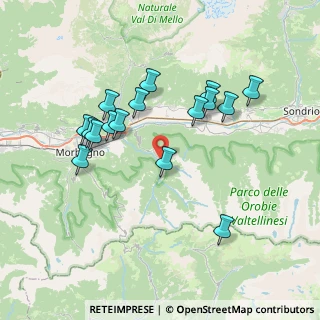 Mappa Via Ronco, 23010 Tartano SO, Italia (7.0475)