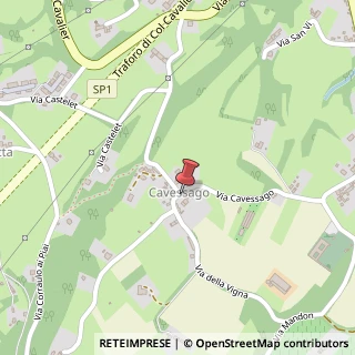 Mappa Via Cavessago, 44, 32100 Belluno, Belluno (Veneto)