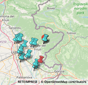 Mappa 33049 San Pietro Al Natisone UD, Italia (15.2365)