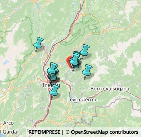 Mappa Baselga Di Pinè, 38042 Baselga di Piné TN, Italia (7.77533)