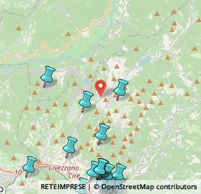 Mappa Baselga Di Pinè, 38042 Baselga di Piné TN, Italia (6.3865)